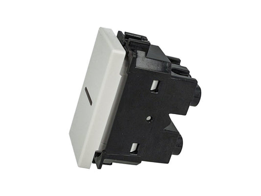 Pulsante assiale 1P compatibile con BTicino Matix - modulo da incasso per supporto e placca compatibile