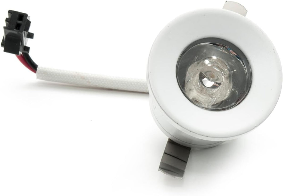 Mini faretto LED 1W da interno - punto luce di cortesia da incasso