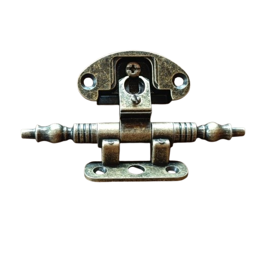 Cerniera bronzata in lega metallica per ante in battuta 46x14x14 mm – A0114-30