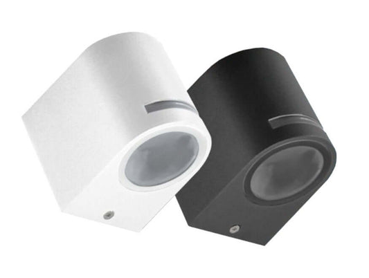 Applique da esterno GU10 IP54 1 luce - bianca o nera