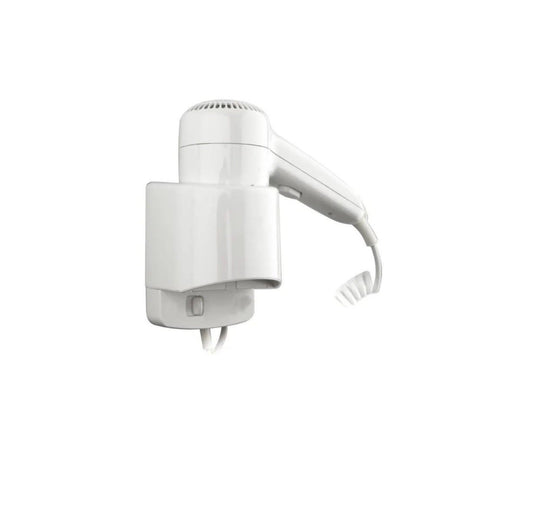 Asciugacapelli da parete 1200W IPX1 per hotel, B&B e case vacanza 2 velocita - immagine 2