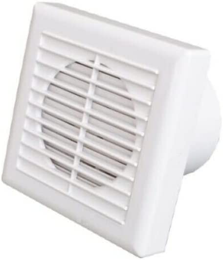 Aspiratore elicoidale 12W bianco da incasso parete o vetro - Punto Aria Ø10 cm