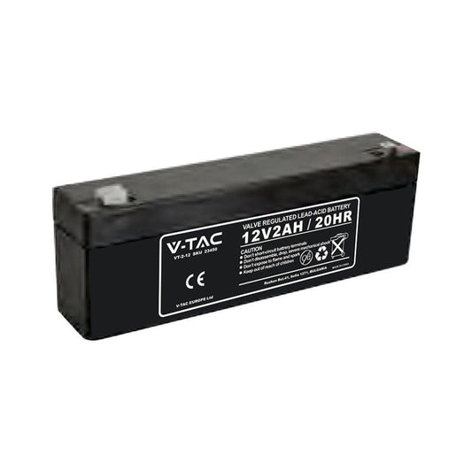 Batteria al piombo 12V 2Ah per allarmi, videosorveglianza e UPS