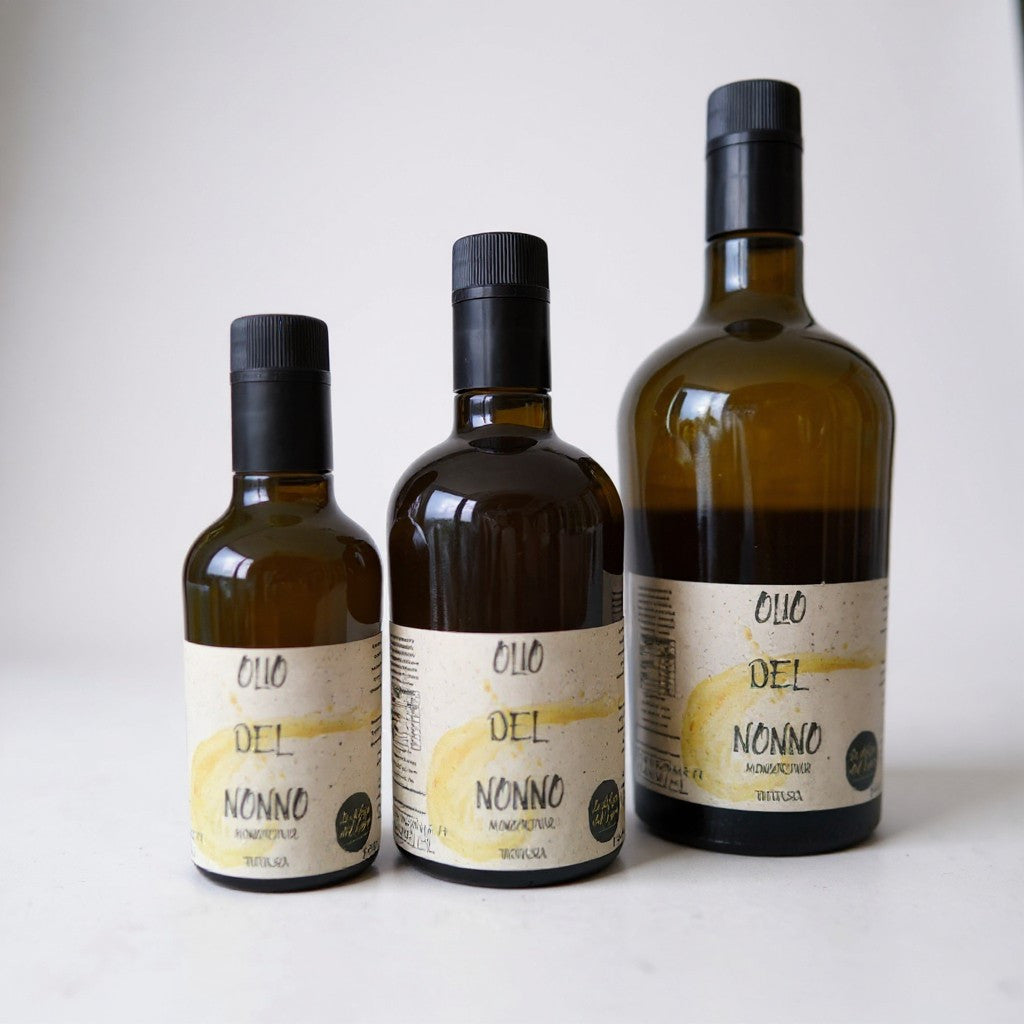 Olio EVO Monocultivar Taggiasco In Bottiglia  MOSTO NON FILTRATO