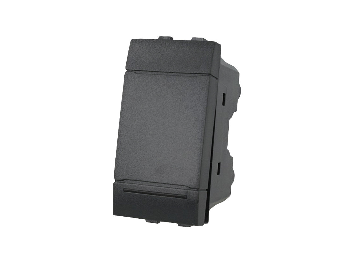 Invertitore unipolare 1P compatibile con BTicino Living Light e Living International - modulo da incasso per supporto e placca compatibile