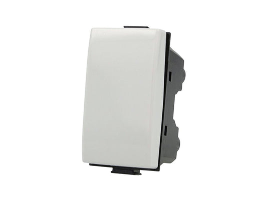 Invertitore unipolare 1P compatibile con BTicino Matix - modulo da incasso per supporto e placca compatibile