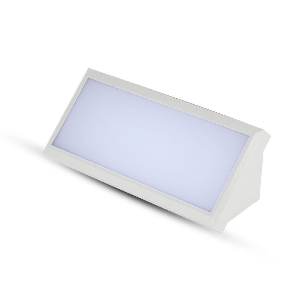 Applique angolare da esterno a incasso 12W IP65 bianca