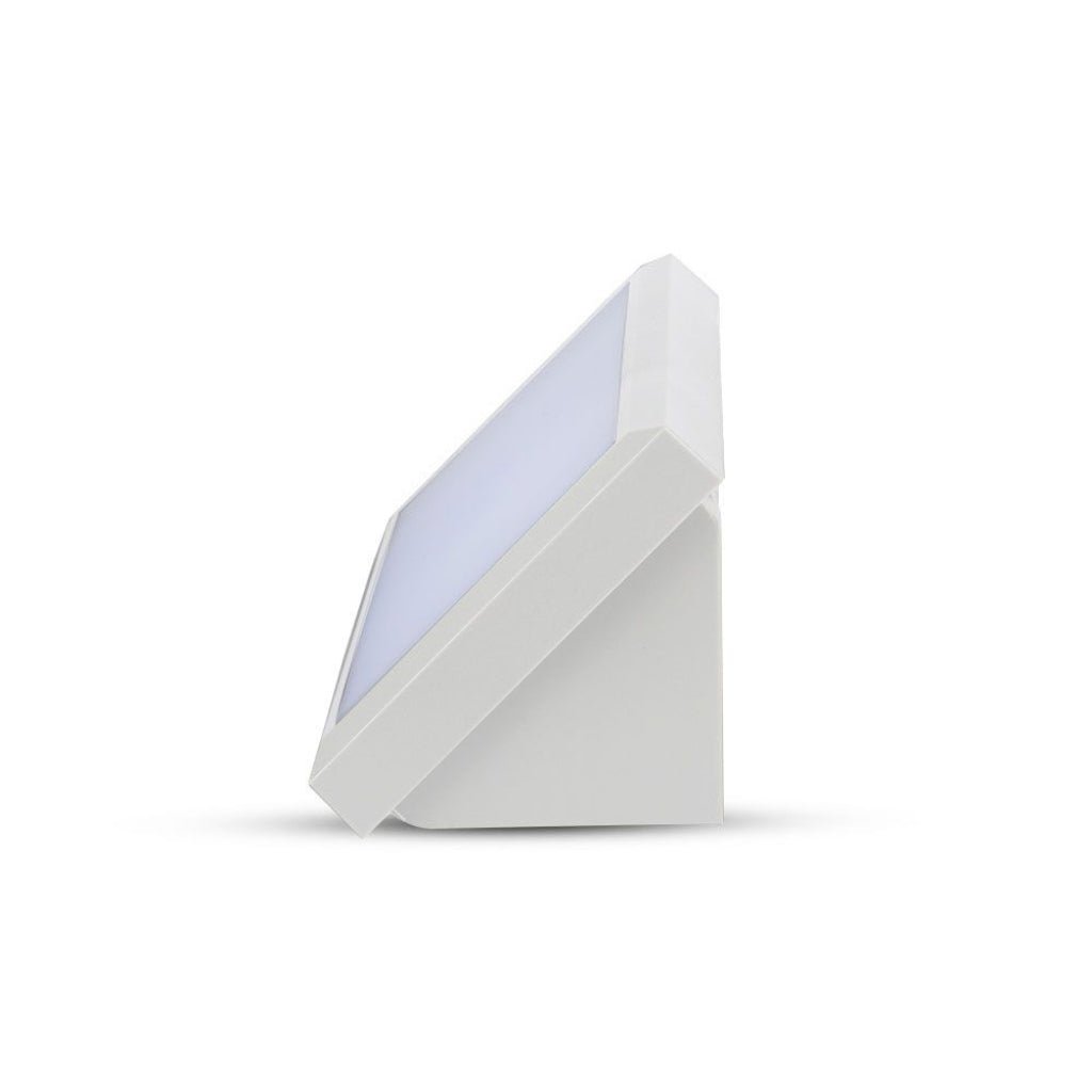 Applique angolare da esterno a incasso 12W IP65 bianca