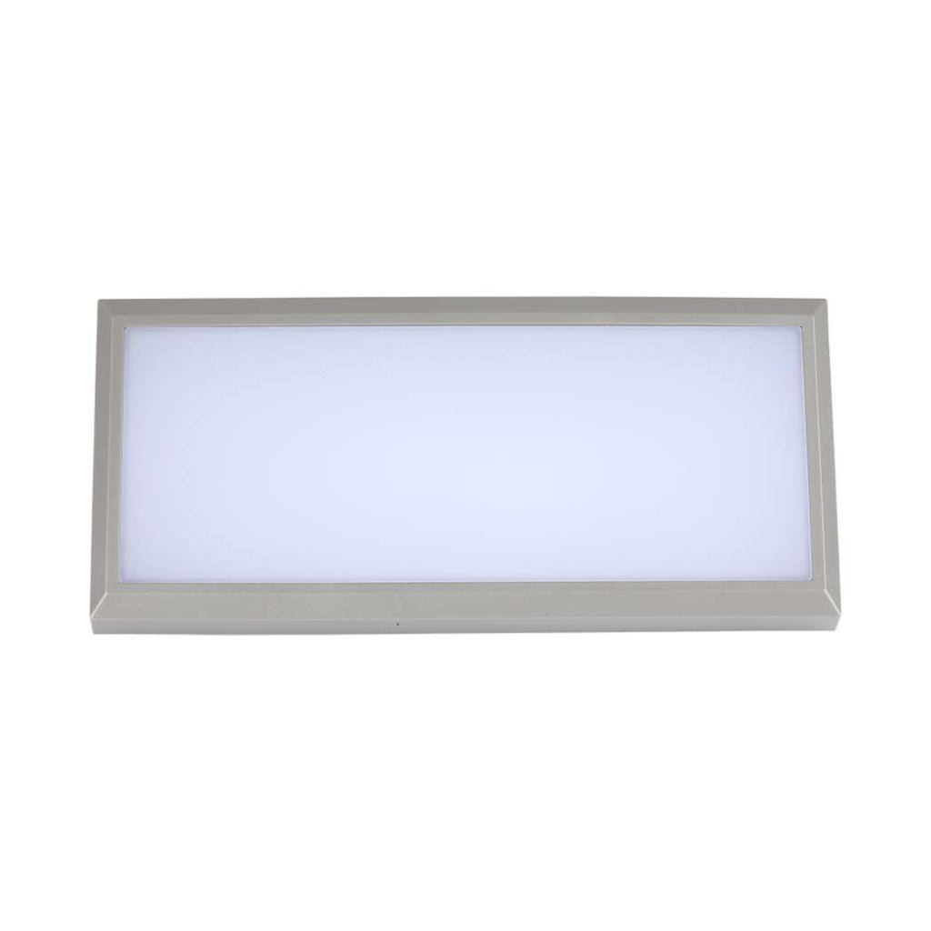 Applique angolare da esterno a incasso 20W IP65 grigio chiaro