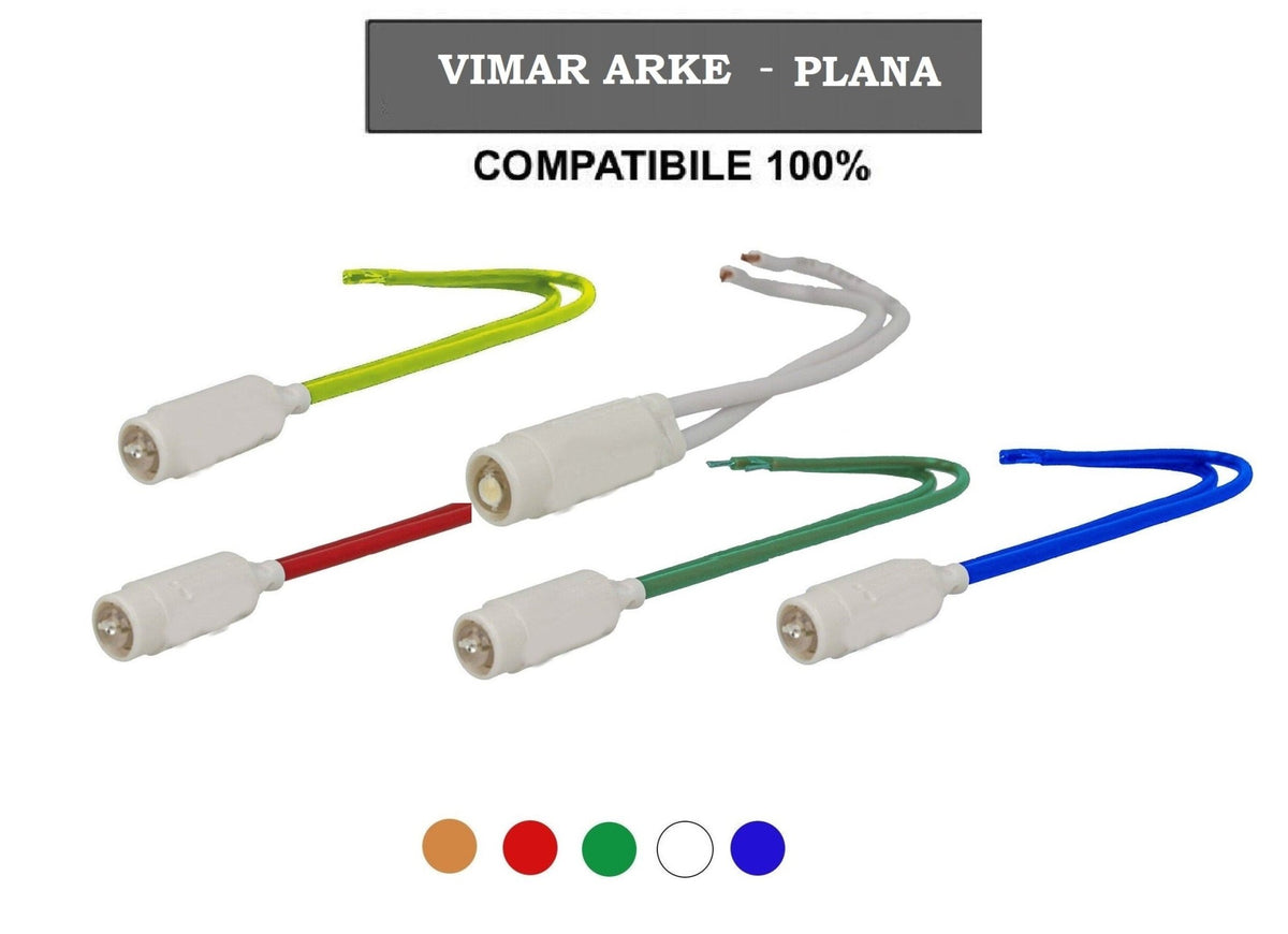 Lampada LED retroilluminazione tasti compatibile con Vimar Plana e Arke