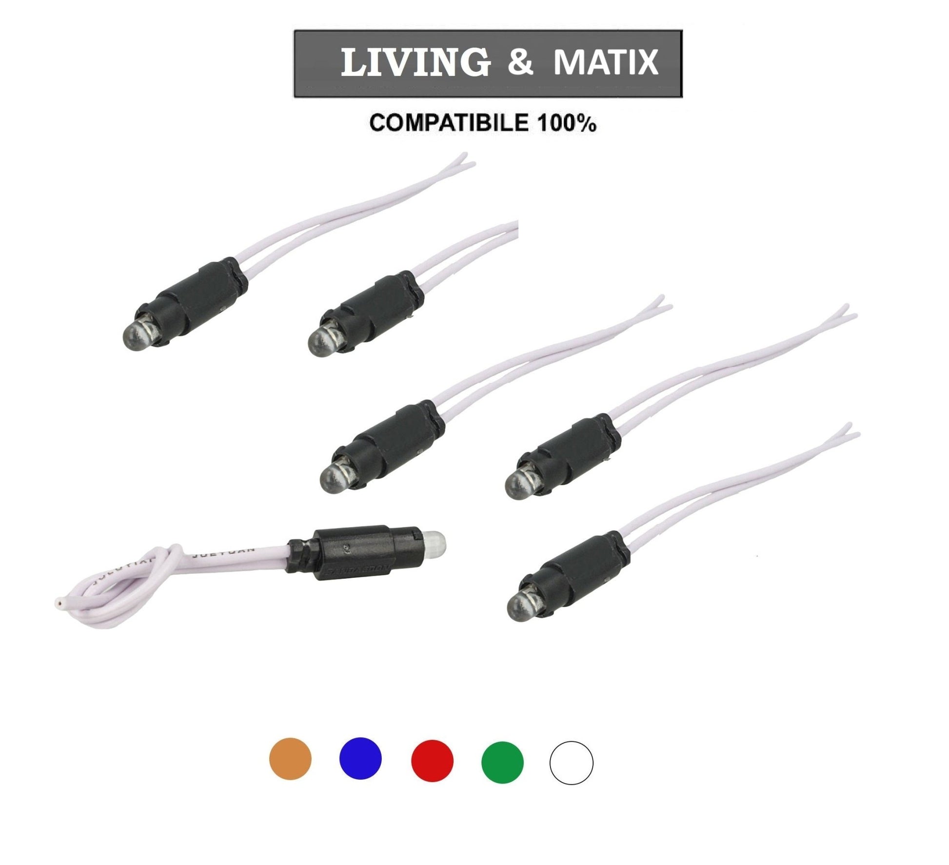 Lampada LED retroilluminazione tasti compatibile con BTicino Matix e Living
