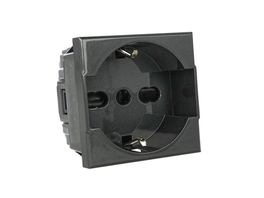 Presa Schuko 2P+T 16A compatibile con BTicino Axolute - Modulo da incasso
