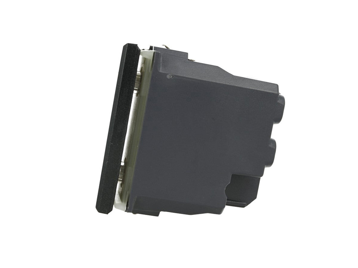 Pulsante assiale 1P 16A compatibile con BTicino Axolute - modulo da incasso per supporto e placca compatibile