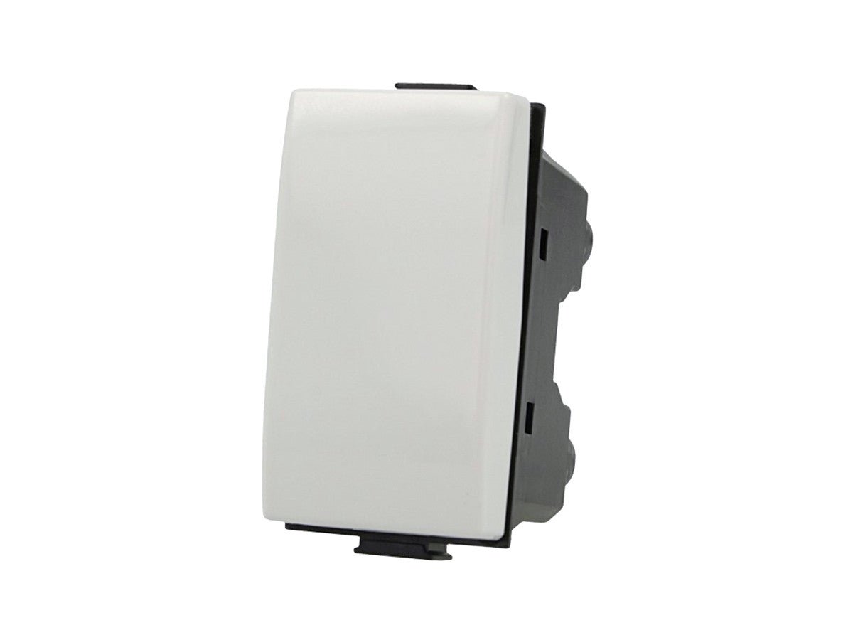 Pulsante NO 1P 16A compatibile con BTicino Matix - modulo da incasso per supporto e placca compatibile