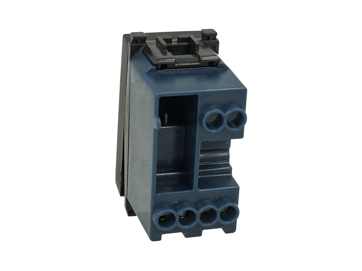 Pulsante NO 1P 16A compatibile con Vimar Arke Nero - modulo da incasso per supporto e placca compatibile