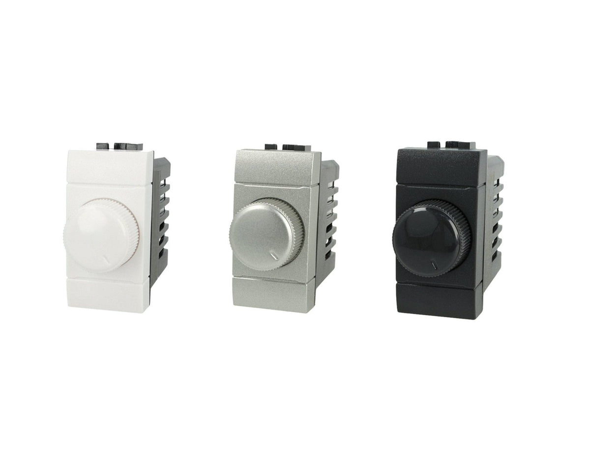 Dimmer regolatore a manopola compatibile con BTicino Living Light e Living International