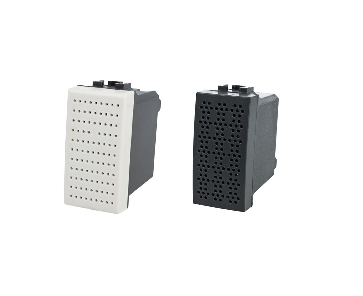 Ronzatore 220V compatibile con BTicino Living Light e Living International - modulo da incasso per supporto e placca compatibile