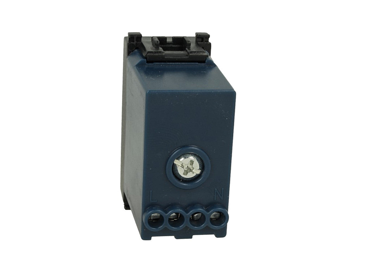 Suoneria a bronzo 220V compatibile con Vimar Arke Nero - modulo da incasso per supporto e placca compatibile