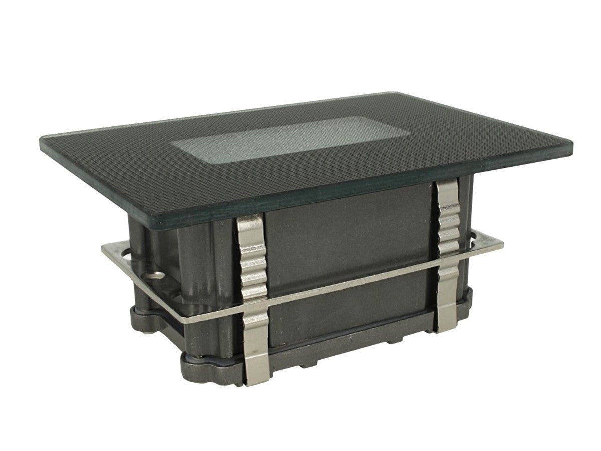 Segnapasso LED 3W da incasso 503 IP65 con cornice effetto vetro CCT 3 in 1