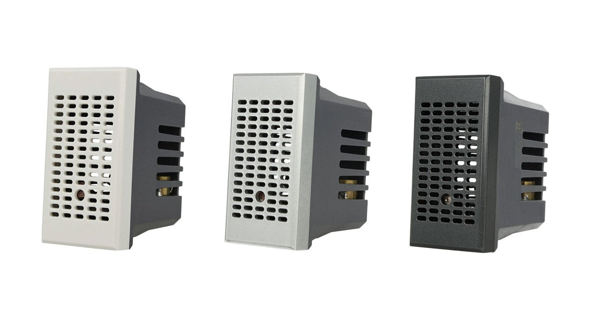 Sensore acustico con timer compatibile con BTicino Axolute - modulo da incasso per supporto e placca compatibile