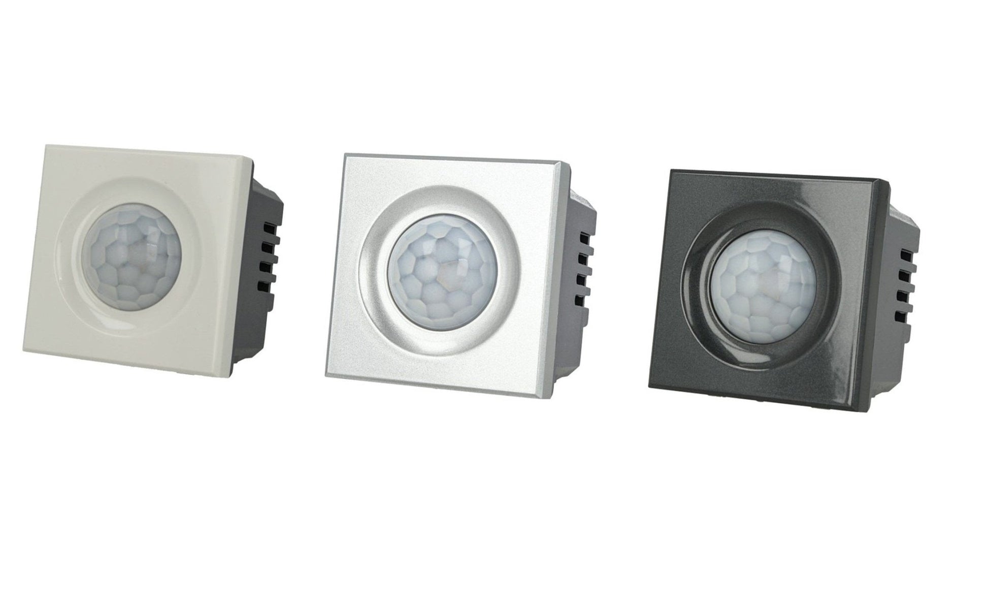 Sensore di movimento PIR con timer compatibile con BTicino Axolute - modulo da incasso per supporto e placca compatibile